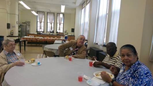 October 2014, Senior Lunch Gathering